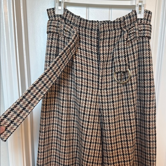 Flying Tomato Tan and Brown Trouser with Belt - Picture 4 of 5